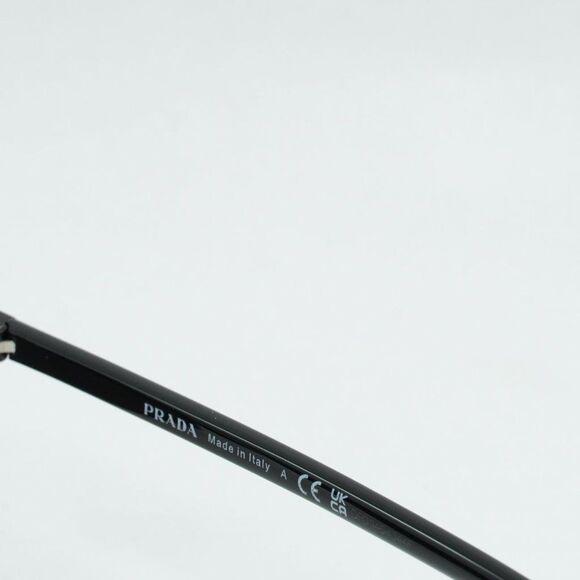 NEW PRADA PR58YS 1AB5S0 BLACK DARK GREY SUNGLASSES - Picture 6 of 11
